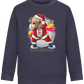 Christmas Dab Design - Comfort Kids Sweater_FRENCH NAVY_front