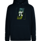 Pi Sign Design - Premium unisex hoodie_BLACK_front