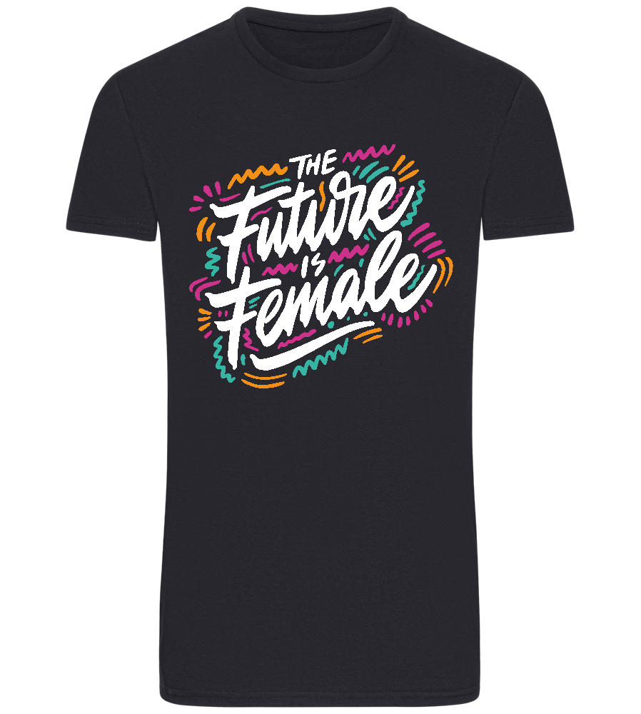 Future Is Female Design - Basic Unisex T-Shirt_FRENCH NAVY_front