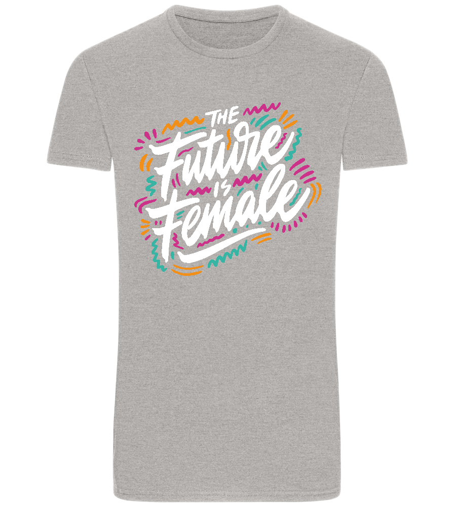 Future Is Female Design - Basic Unisex T-Shirt_ORION GREY_front