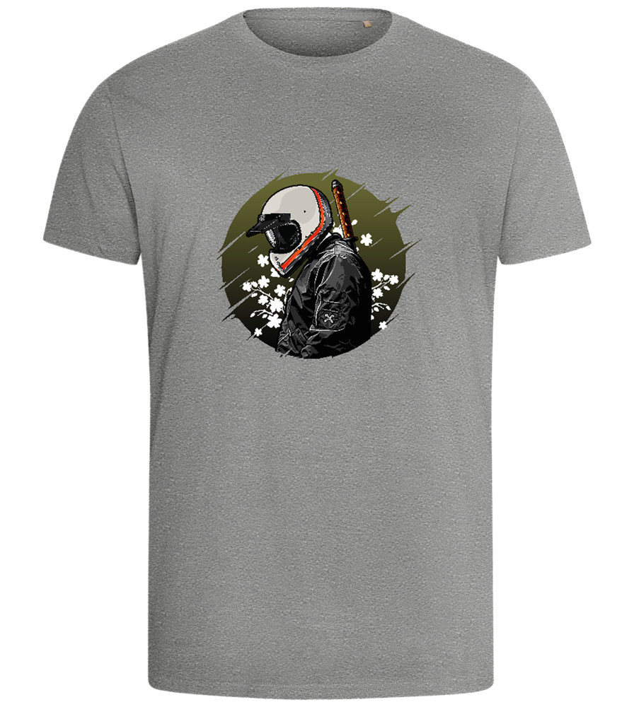 Samurai Bike Design - Comfort men's fitted t-shirt_ORION GREY_front