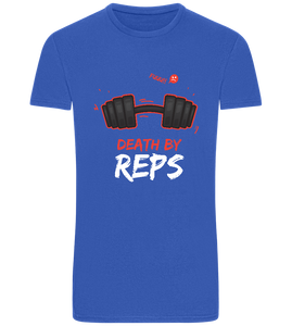 Death By Reps Barbell Design - Basic Unisex T-Shirt