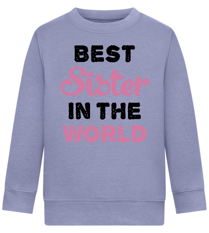 Best Sister in the World Design - Comfort Kids Sweater_BLUE_front