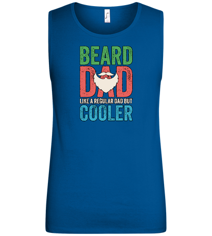 Beard Dad Design - Basic men's tank top_ROYAL_front