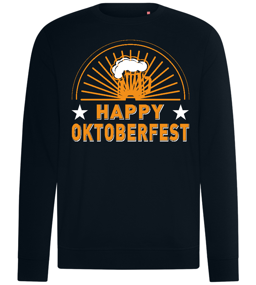 Happy Oktoberfest Design - Comfort unisex sweater_BLACK_front