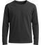 Premium kids long sleeve t-shirt_DEEP BLACK_front