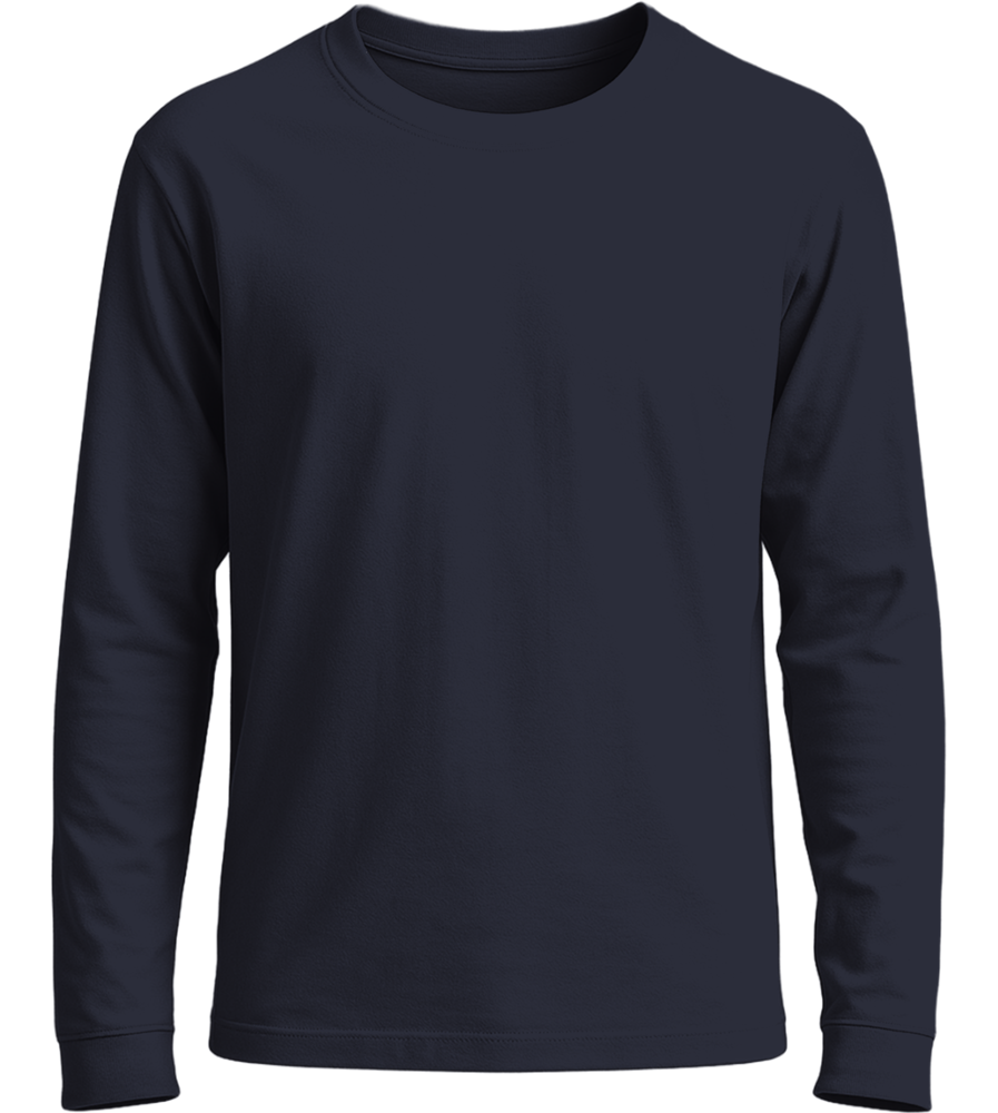 Premium kids long sleeve t-shirt_FRENCH NAVY_front
