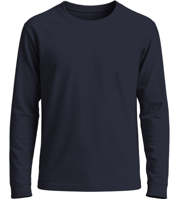 Premium kids long sleeve t-shirt_FRENCH NAVY_front