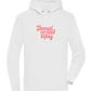 Tanned and Tipsy Design - Premium unisex hoodie_WHITE_front