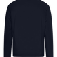 Distorted Smileys Design - Premium men's long sleeve t-shirt_FRENCH NAVY_back