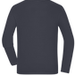 Distorted Smileys Design - Premium men's long sleeve t-shirt_MOUSE GREY_back