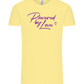 Powered By Love Design - Comfort Unisex T-Shirt_AMARELO CLARO_front