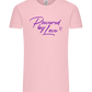 Powered By Love Design - Comfort Unisex T-Shirt_CANDY PINK_front