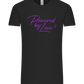 Powered By Love Design - Comfort Unisex T-Shirt_DEEP BLACK_front