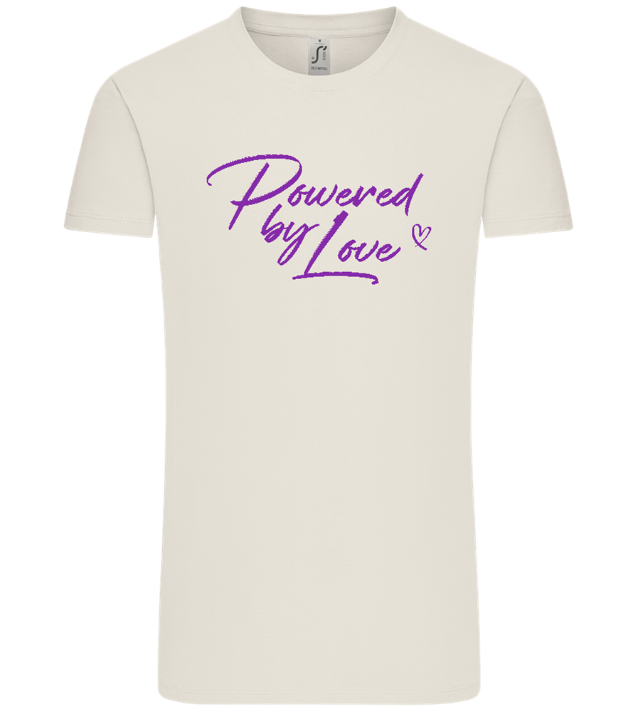 Powered By Love Design - Comfort Unisex T-Shirt_ECRU_front
