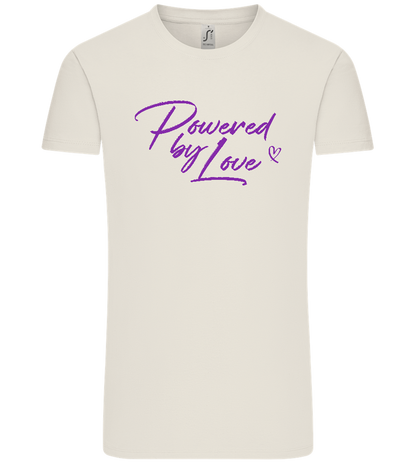 Powered By Love Design - Comfort Unisex T-Shirt_ECRU_front