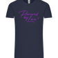 Powered By Love Design - Comfort Unisex T-Shirt_FRENCH NAVY_front