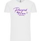 Powered By Love Design - Comfort Unisex T-Shirt_WHITE_front