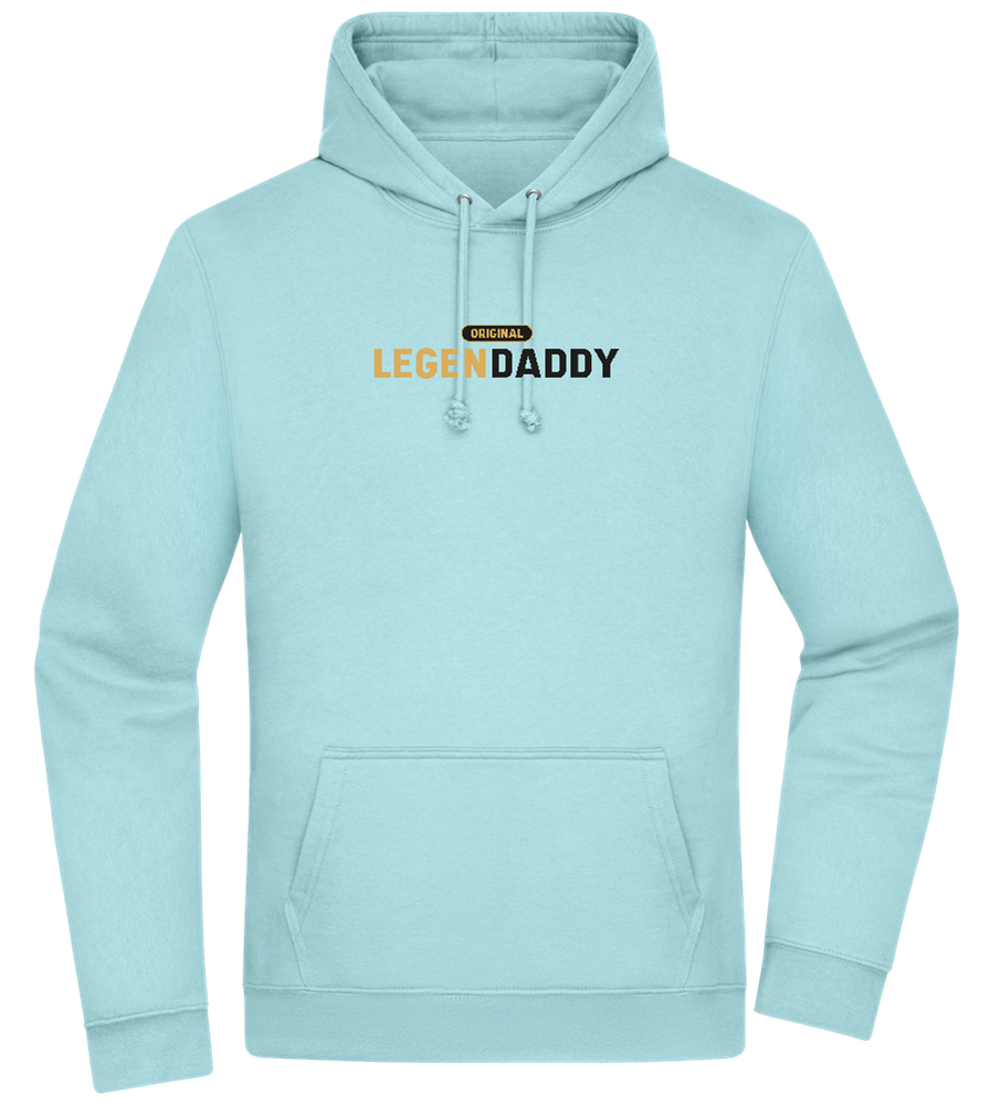 Original Legendaddy Design - Premium Essential Unisex Hoodie_POOL BLUE_front