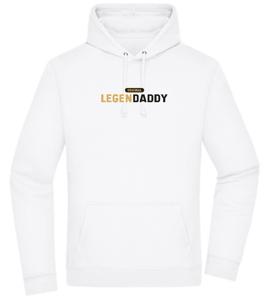 Original Legendaddy Design - Premium Essential Unisex Hoodie_WHITE_front