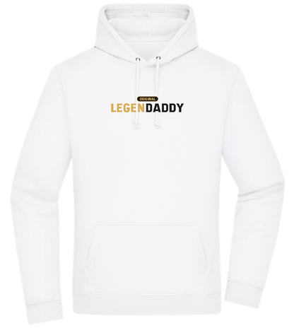 Original Legendaddy Design - Premium Essential Unisex Hoodie_WHITE_front