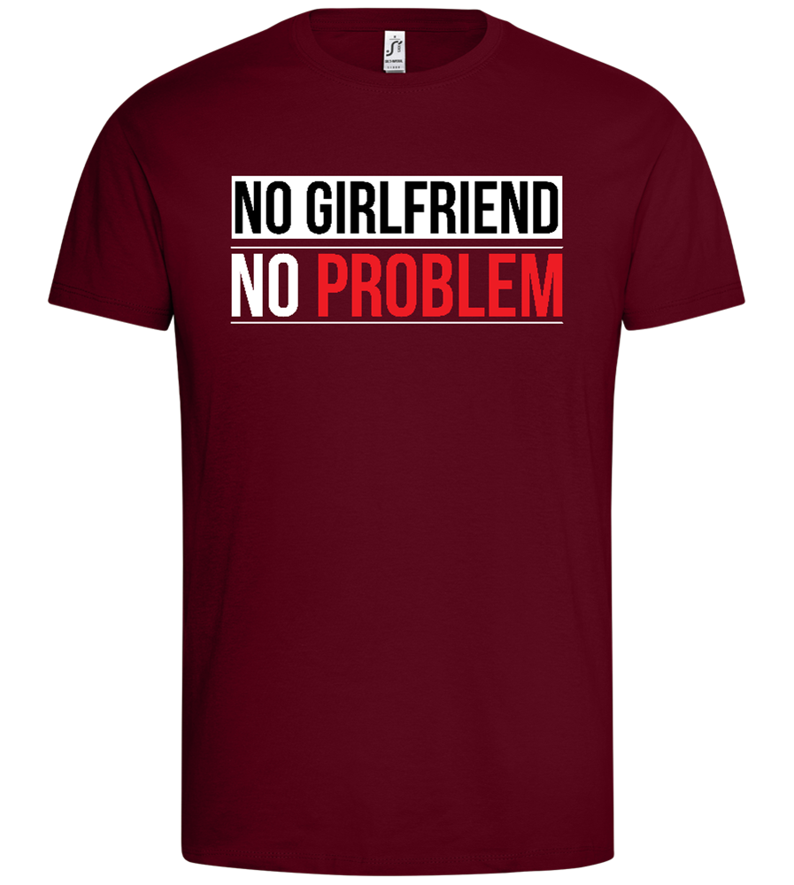 No Girlfriend Design - Premium men's t-shirt_CHILE_front