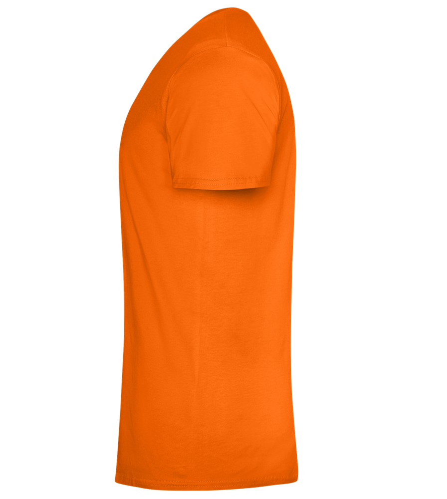 Kingsday Flag Design - Comfort men's fitted t-shirt_ORANGE_left