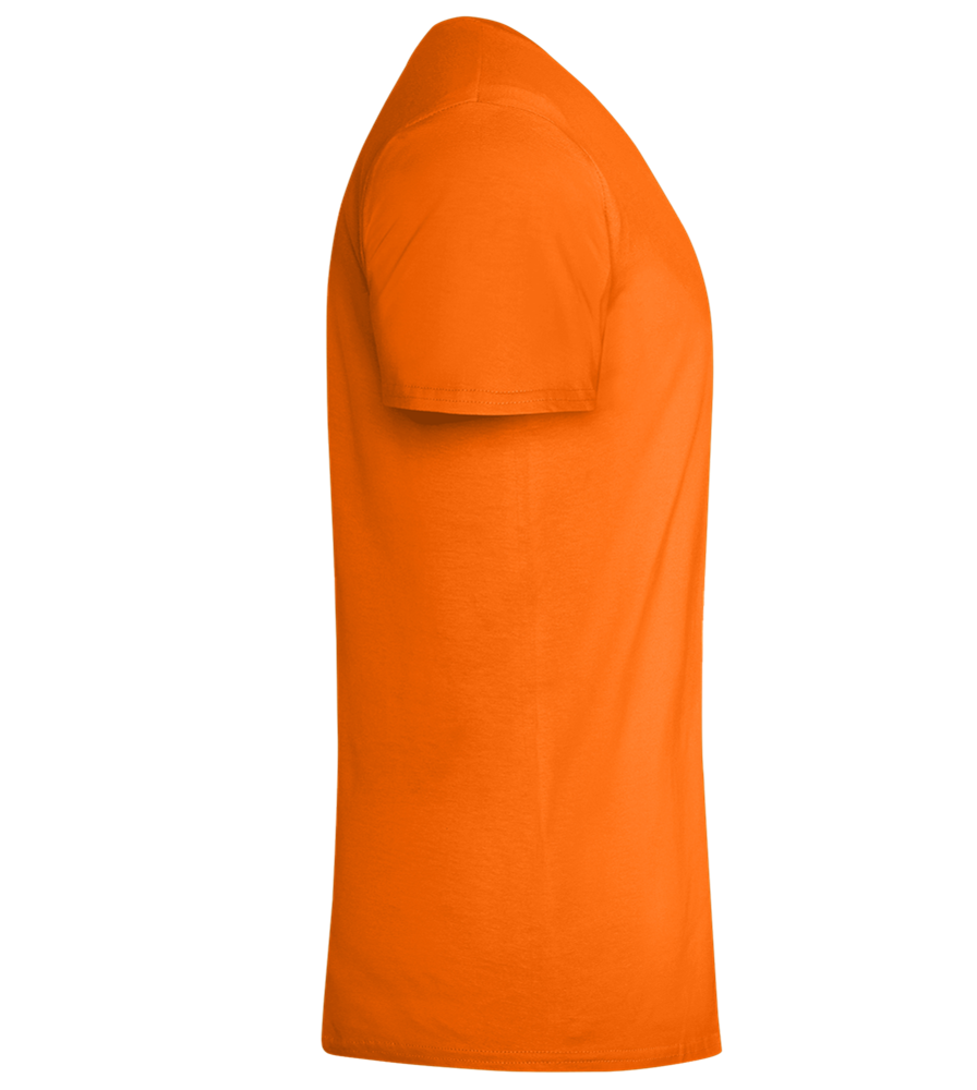 Kingsday Flag Design - Comfort men's fitted t-shirt_ORANGE_right