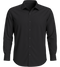 Comfort men's long sleeve stretch dress shirt_BLACK_front