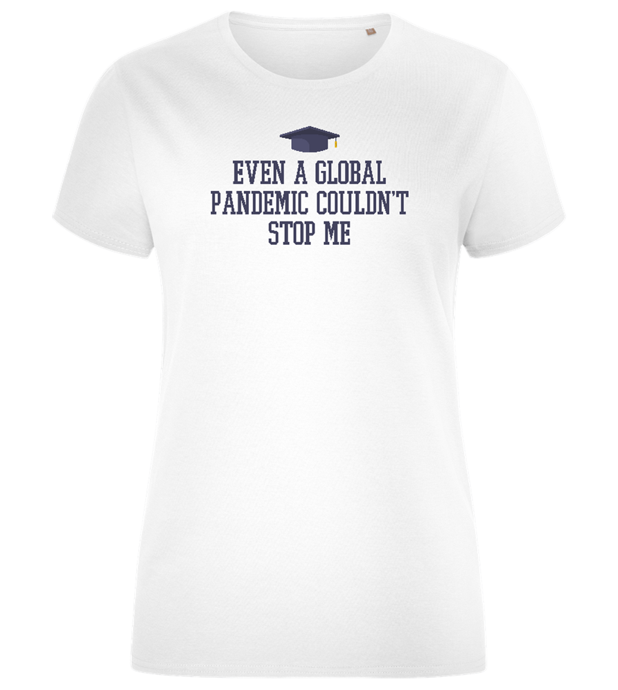 Unstoppable Design - Comfort women's fitted t-shirt_WHITE_front