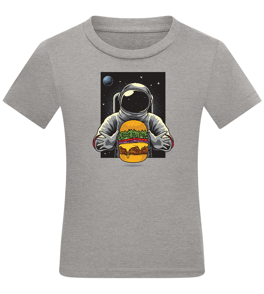 Spaceman Burger Design - Comfort kids fitted t-shirt_ORION GREY_front