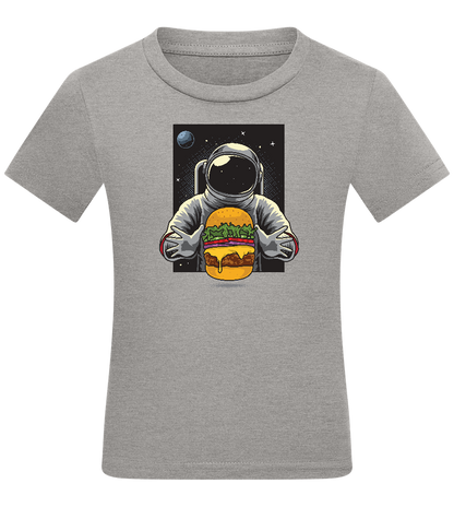 Spaceman Burger Design - Comfort kids fitted t-shirt_ORION GREY_front