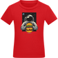Spaceman Burger Design - Comfort kids fitted t-shirt_RED_front