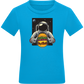 Spaceman Burger Design - Comfort kids fitted t-shirt_TURQUOISE_front