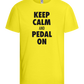 Keep Calm and Pedal On Design - Basic kids t-shirt_LEMON_front