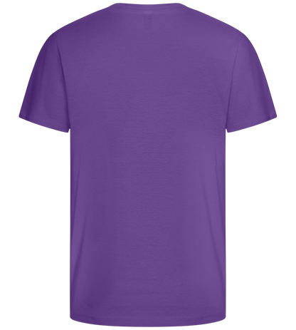 Keep Calm and Pedal On Design - Basic kids t-shirt_DARK PURPLE_back