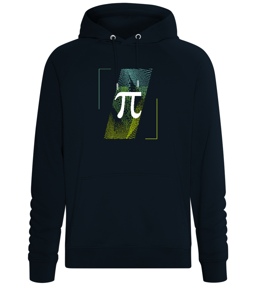 Pi Sign Design - Comfort unisex hoodie_BLACK_front