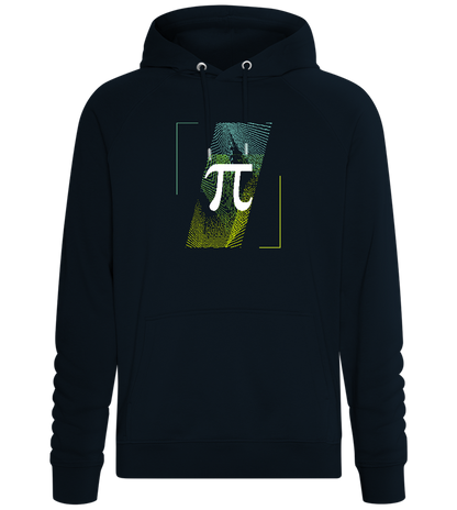 Pi Sign Design - Comfort unisex hoodie_BLACK_front