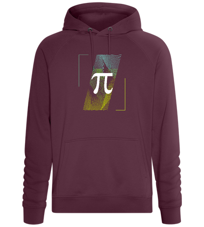 Pi Sign Design - Comfort unisex hoodie_BORDEAUX_front