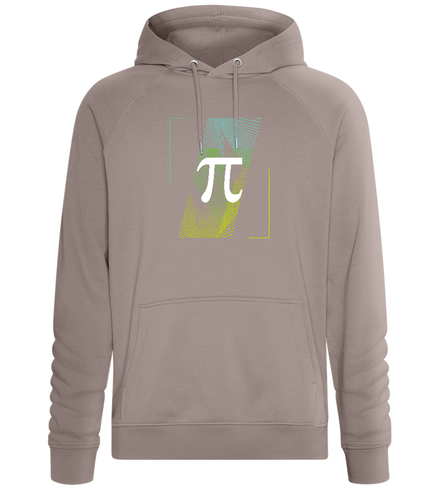 Pi Sign Design - Comfort unisex hoodie_CHARCOAL CHIN_front