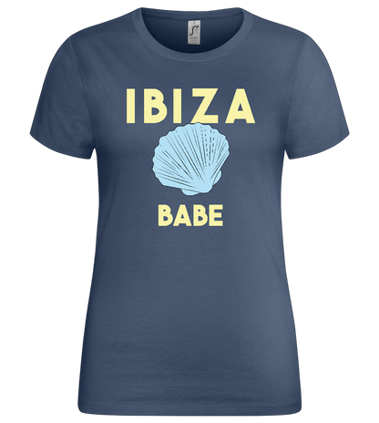 Ibiza Babe Design - Premium women's t-shirt_DENIM_front