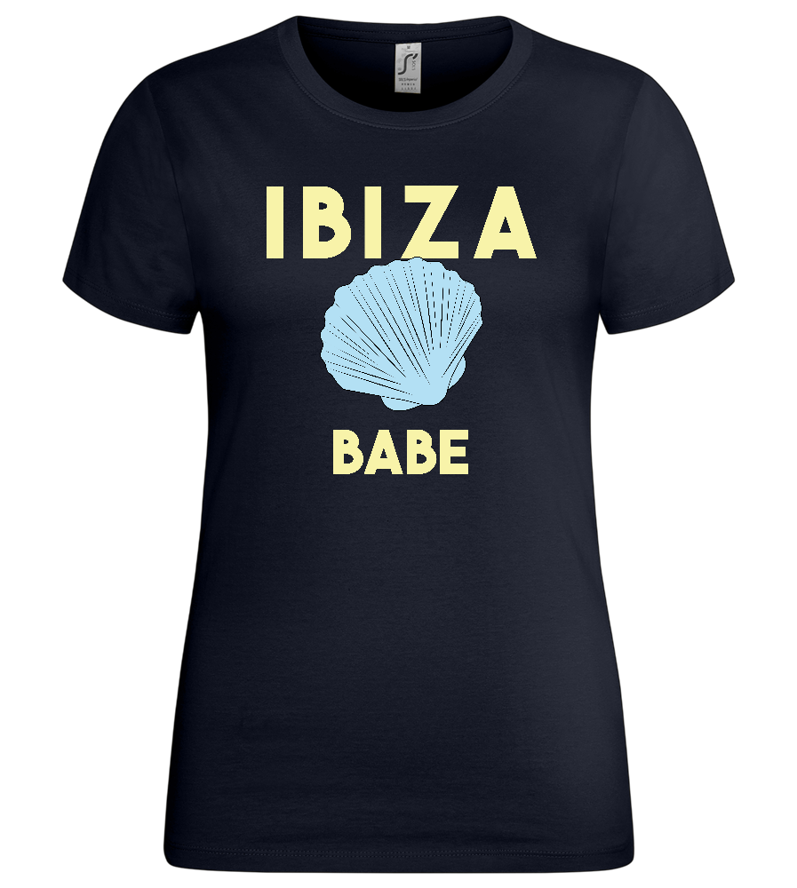 Ibiza Babe Design - Premium women's t-shirt_FRENCH NAVY_front