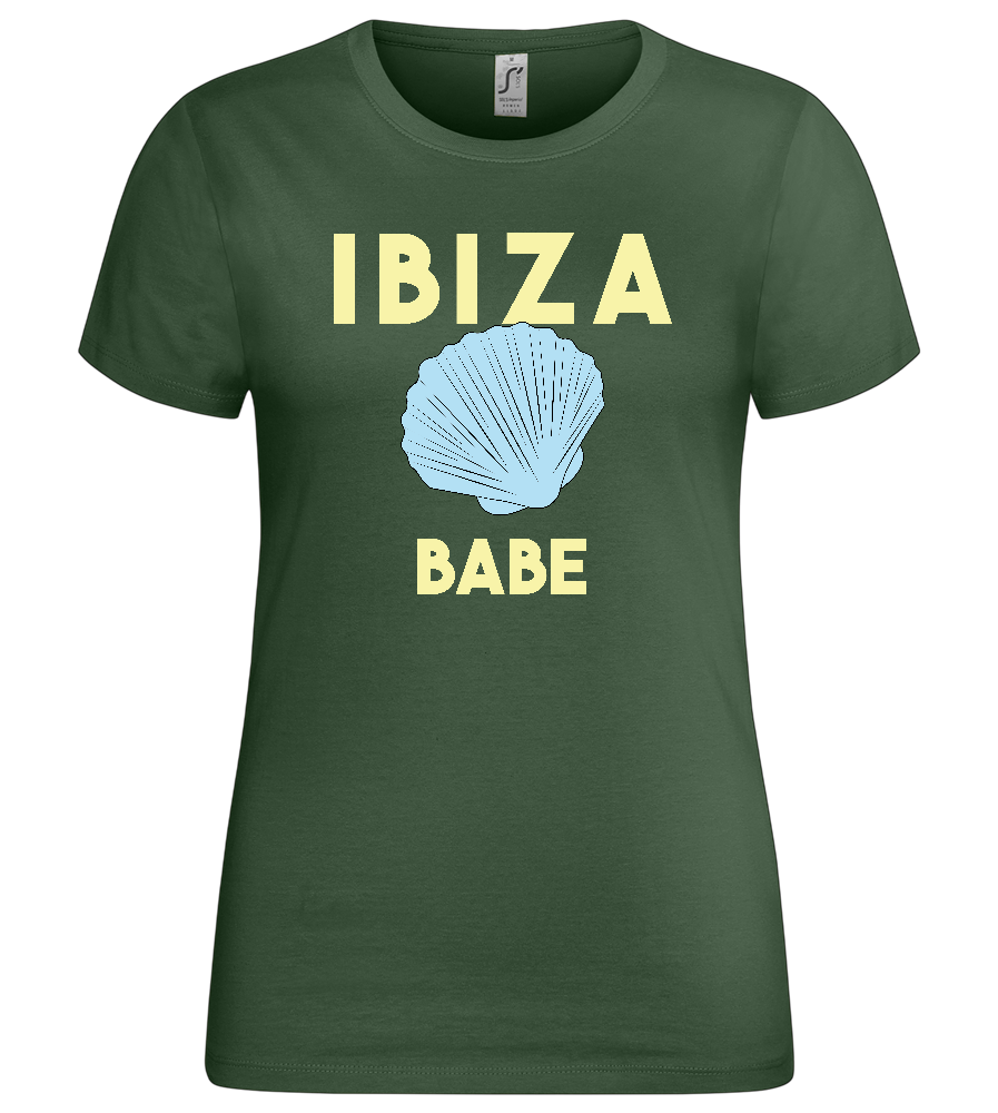 Ibiza Babe Design - Premium women's t-shirt_GREEN BOTTLE_front