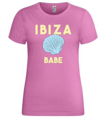 Ibiza Babe Design - Premium women's t-shirt_PINK ORCHID_front