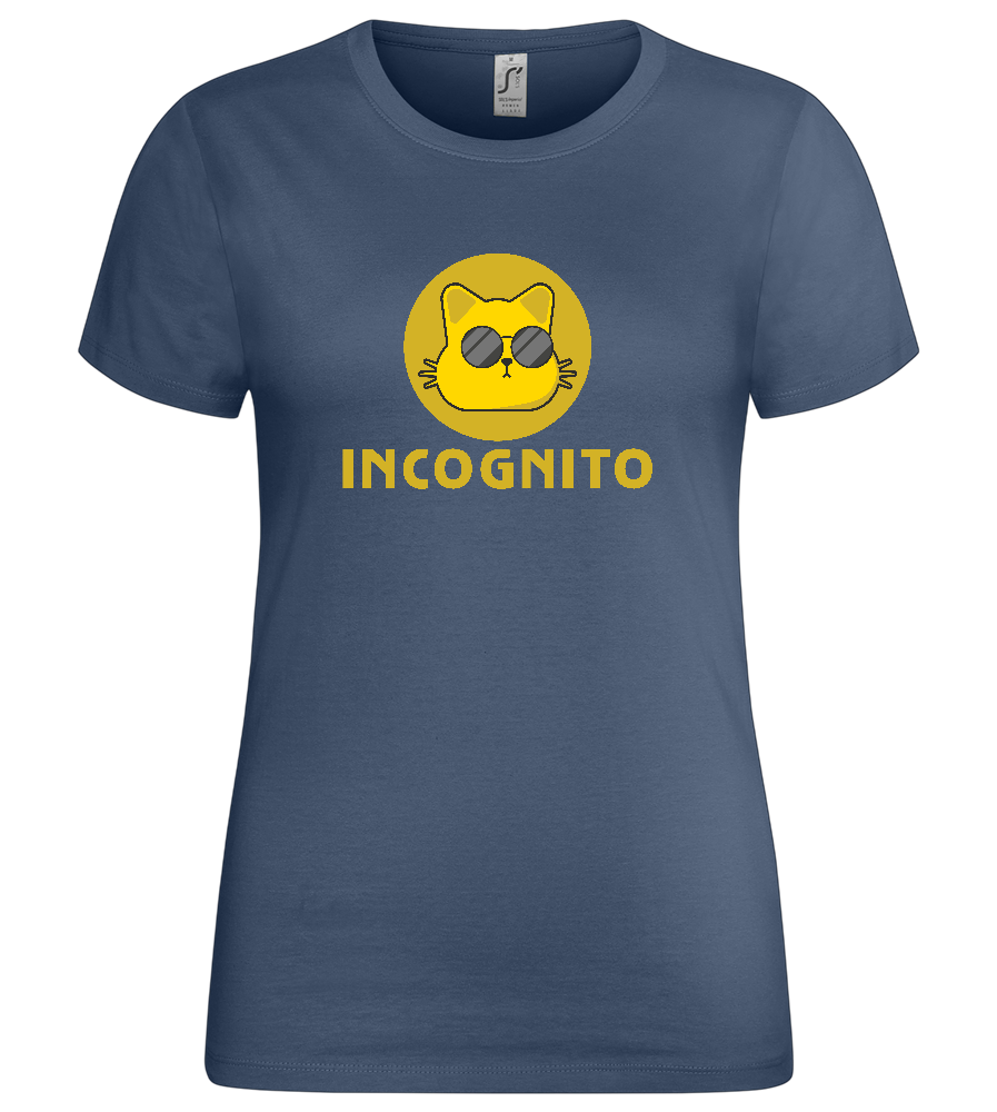 Incognito Design - Premium women's t-shirt_DENIM_front