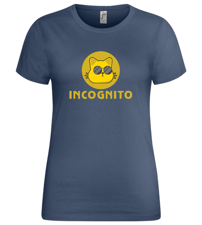 Incognito Design - Premium women's t-shirt_DENIM_front