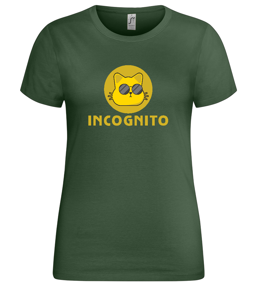 Incognito Design - Premium women's t-shirt_GREEN BOTTLE_front