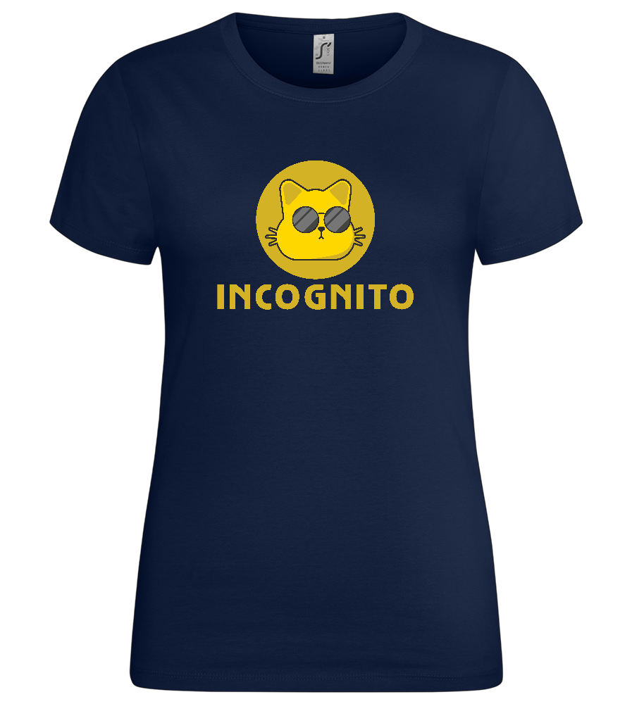 Incognito Design - Premium women's t-shirt_MARINE_front