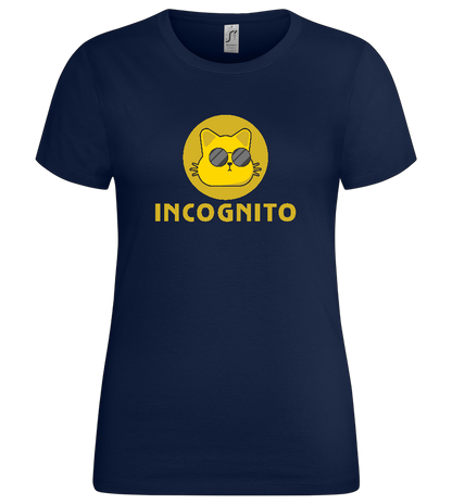 Incognito Design - Premium women's t-shirt_MARINE_front