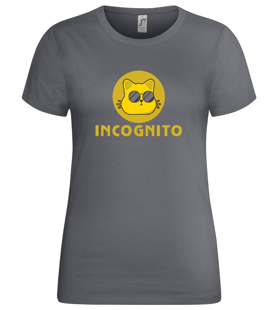 Incognito Design - Premium women's t-shirt_MOUSE GREY_front